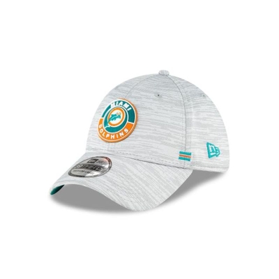 Sapca New Era Miami Dolphins NFL NFL Fall Sideline Historic 39THIRTY Stretch Fit - Gri